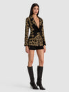 IVAN EMBELLISHED BLAZER-BLACK/GOLD-ALICE + OLIVIA