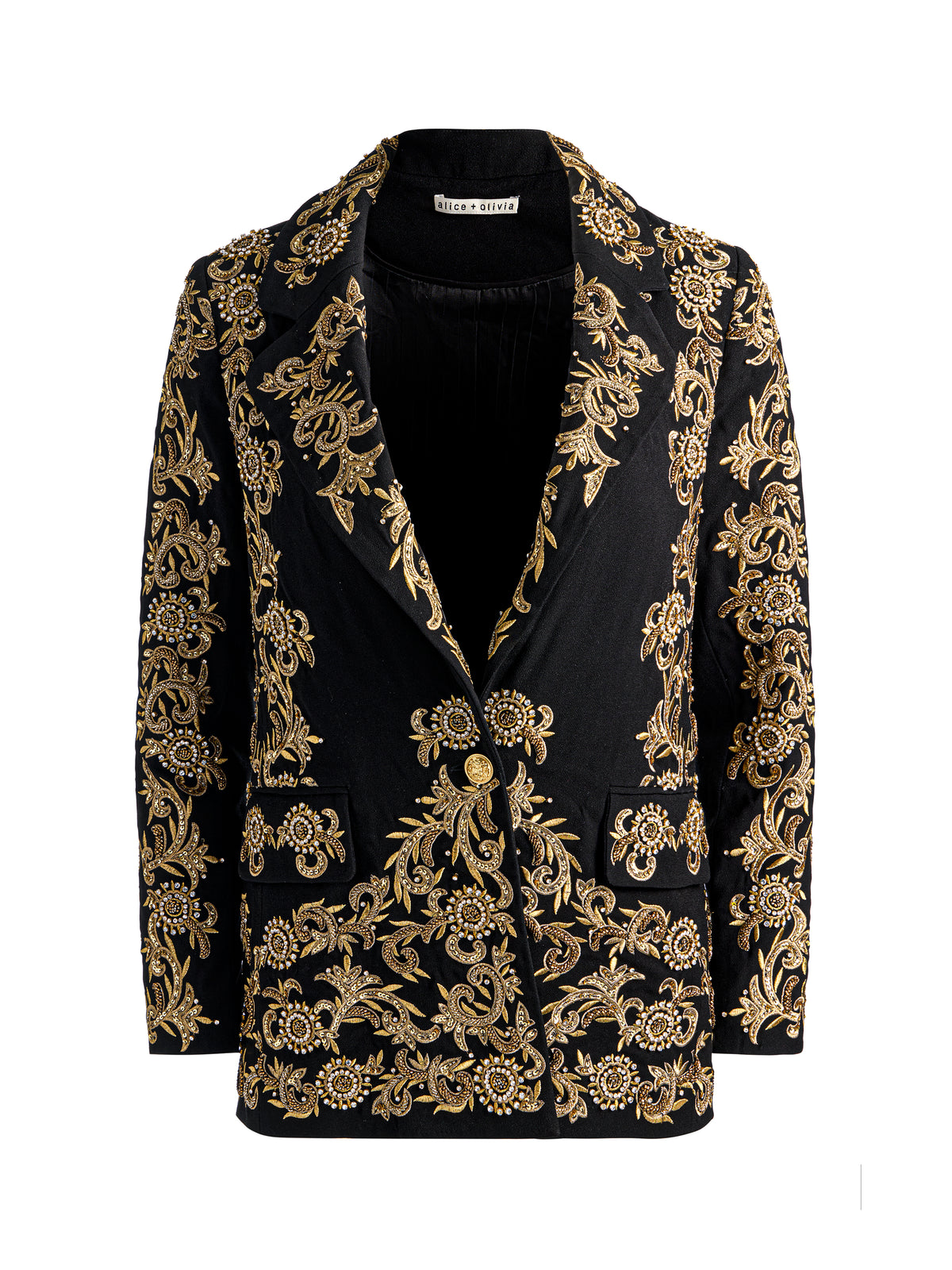 BLAZER EMBELLI IVAN - NOIR/OR