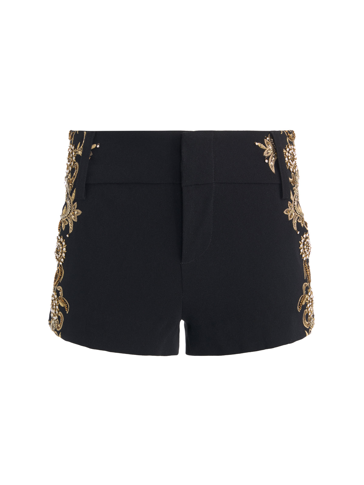 CADY EMBELL SHORT-BLACK/GOLD-ALICE + OLIVIA