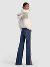 ROBENA EMBELL CROPPED PUFFER-OFF WHITE/CLEAR CRYSTAL-ALICE + OLIVIA