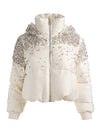 ROBENA EMBELL CROPPED PUFFER-OFF WHITE/CLEAR CRYSTAL-ALICE + OLIVIA