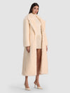 MARVIN FAUX FUR LONG COAT-OFF WHITE-ALICE + OLIVIA