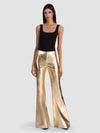 ANDREW VEGAN LEATHER PANT-GOLD-ALICE + OLIVIA