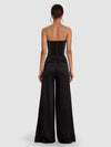 HALLIE EMBELLISHED TOP-BLACK/OFF WHITE-ALICE + OLIVIA