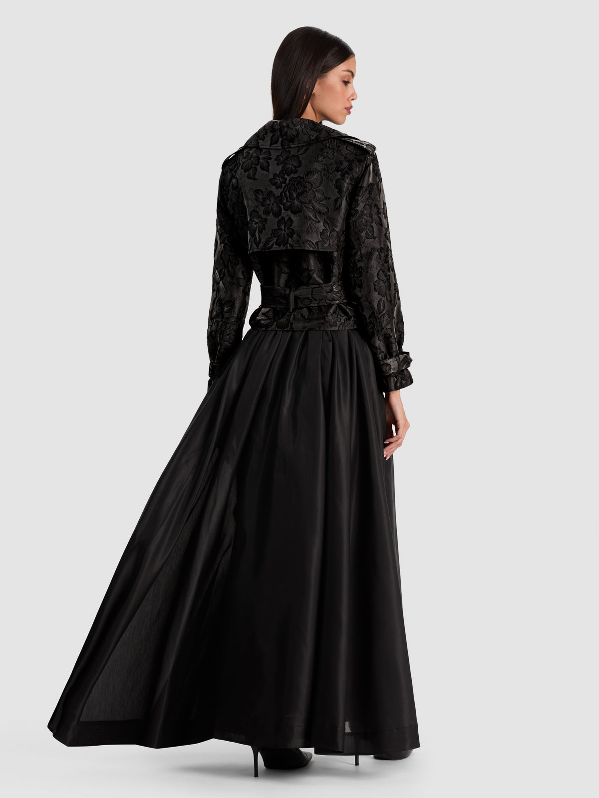 NEVADA TRENCH-Black-ALICE + OLIVIA