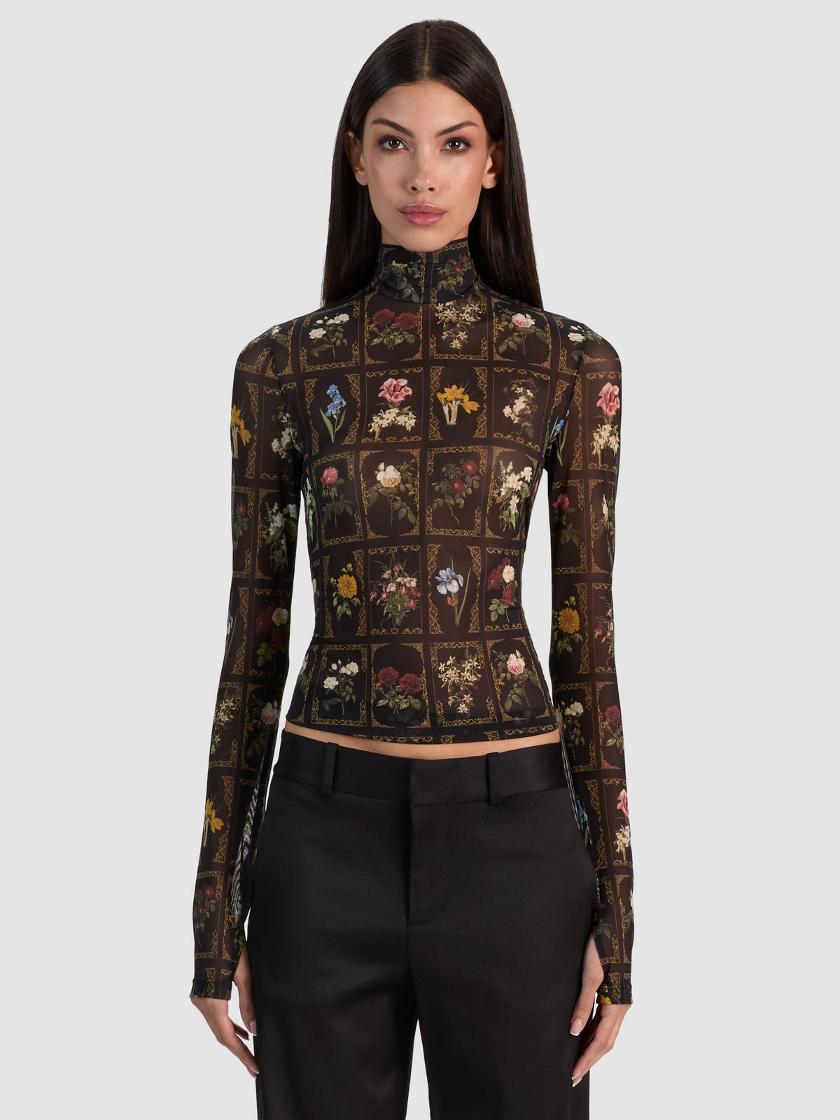 DELAINA TOP-GALLERY GARDEN SM-ALICE + OLIVIA