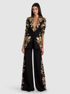 SHAE FITTED BLAZER-NOIR ELEGANCE OFF WHITE-ALICE + OLIVIA