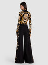OLIVIA FLARE PANT-NOIR ELEGANCE OFF WHITE-ALICE + OLIVIA