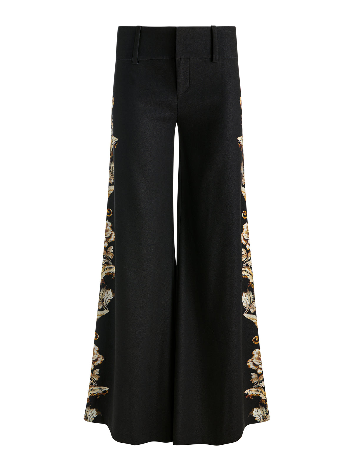 PANTALON PATTE D'EPH OLIVIA - NOIR ÉLÉGANCE BLANC CASSÉ