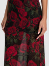 DELORA MAXI DRESS-ROUGE ROMANCE BLACK SM-ALICE + OLIVIA