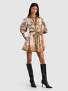 LUCY MINI SHIRT DRESS-TRUE GRANDEUR-ALICE + OLIVIA