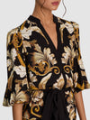 ANTONETTE MINI SHIRTDRESS-NOIR ELEGANCE OFF WHITE-ALICE + OLIVIA