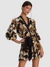 ANTONETTE MINI SHIRTDRESS-NOIR ELEGANCE OFF WHITE-ALICE + OLIVIA