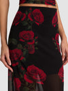AGATHA MAXI SKIRT-ROUGE ROMANCE BLACK-ALICE + OLIVIA