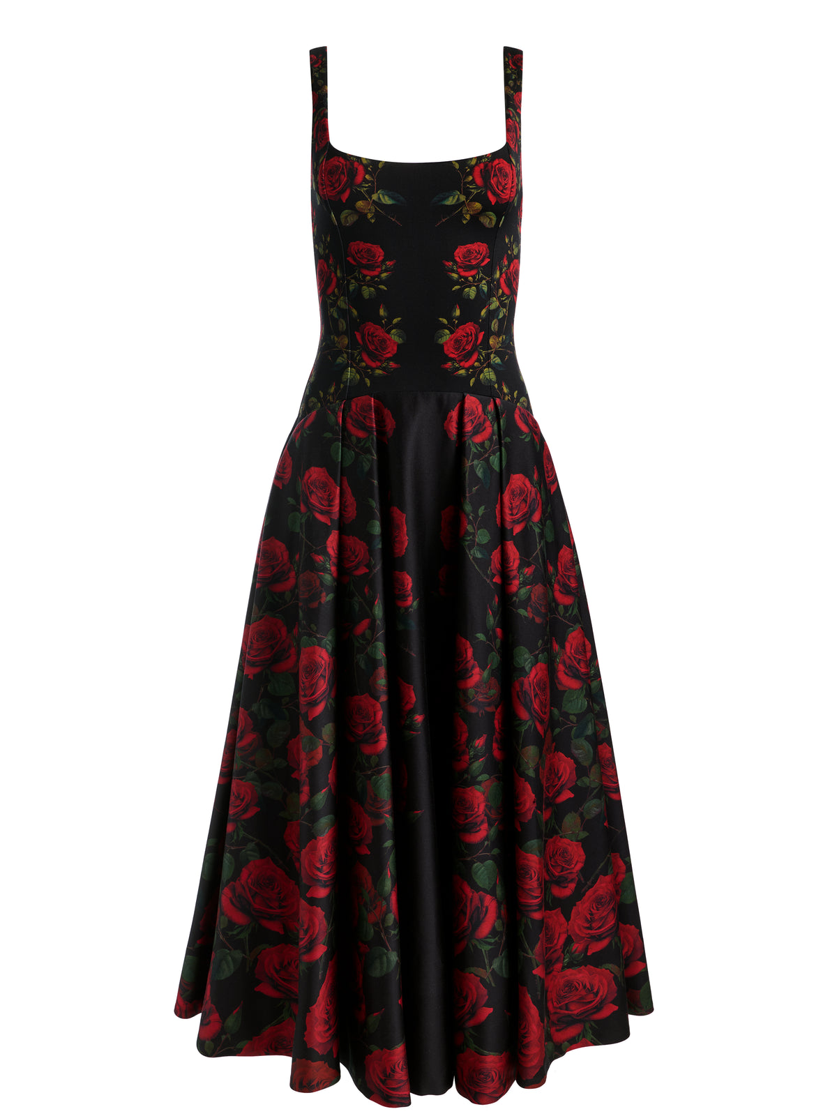 ANAMARIA BUSTIER GOWN - ROUGE ROMANCE BLACK LG