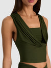ALENA TOP-DARK FERN-ALICE + OLIVIA