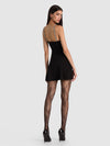 JULIA EMBELLISHED MINI DRESS-Black-ALICE + OLIVIA