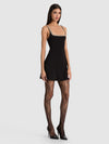 JULIA EMBELLISHED MINI DRESS-Black-ALICE + OLIVIA