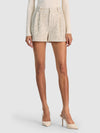 CONRY EMBELLISHED SHORT-OFF WHITE-ALICE + OLIVIA