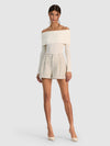 CONRY EMBELLISHED SHORT-OFF WHITE-ALICE + OLIVIA