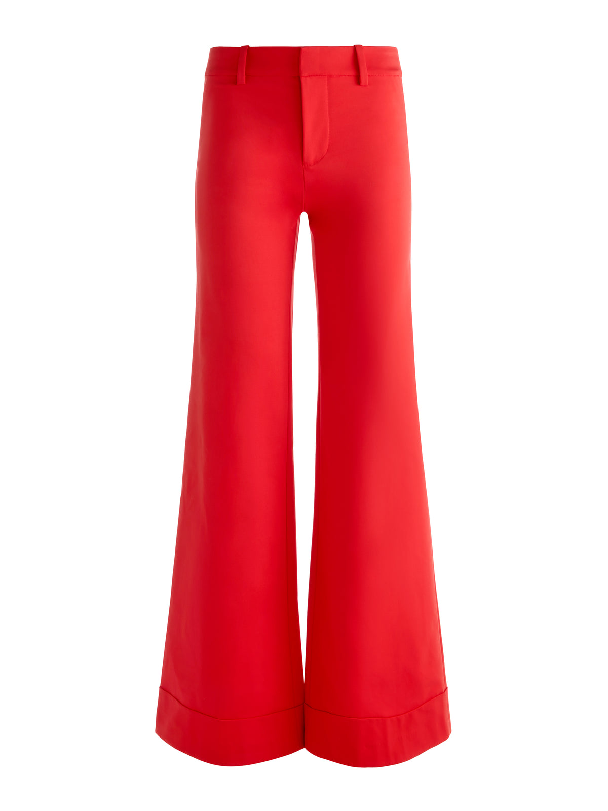 VALENTINE WIDE LEG FLARE PANT - CANDY APPLE
