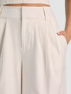 PANTALONE A PIEGHE CARA VOLUMINOUS HR-OFF WHITE-ALICE + OLIVIA