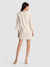 ELEONORA EMBELLISHED TUNIC DRESS-OFF WHITE-ALICE + OLIVIA