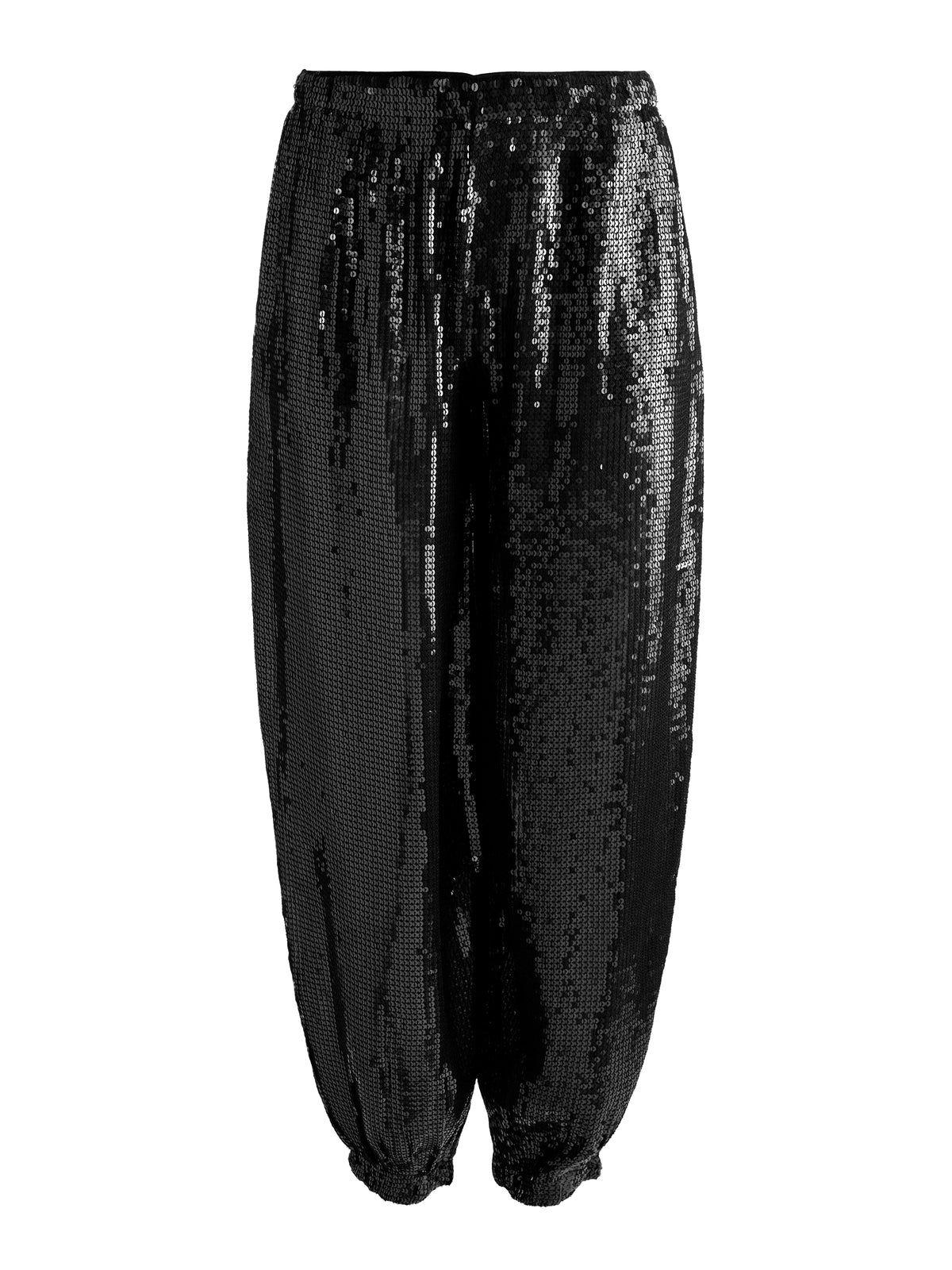 DECLAN SEQUIN PULL ON GENIE PANT - BLACK