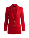 BLAZER ADERENTE BURNS CON ABBOTTONATURA A 2 BOTTONI SUL DAVANTI-CANDY APPLE-ALICE + OLIVIA
