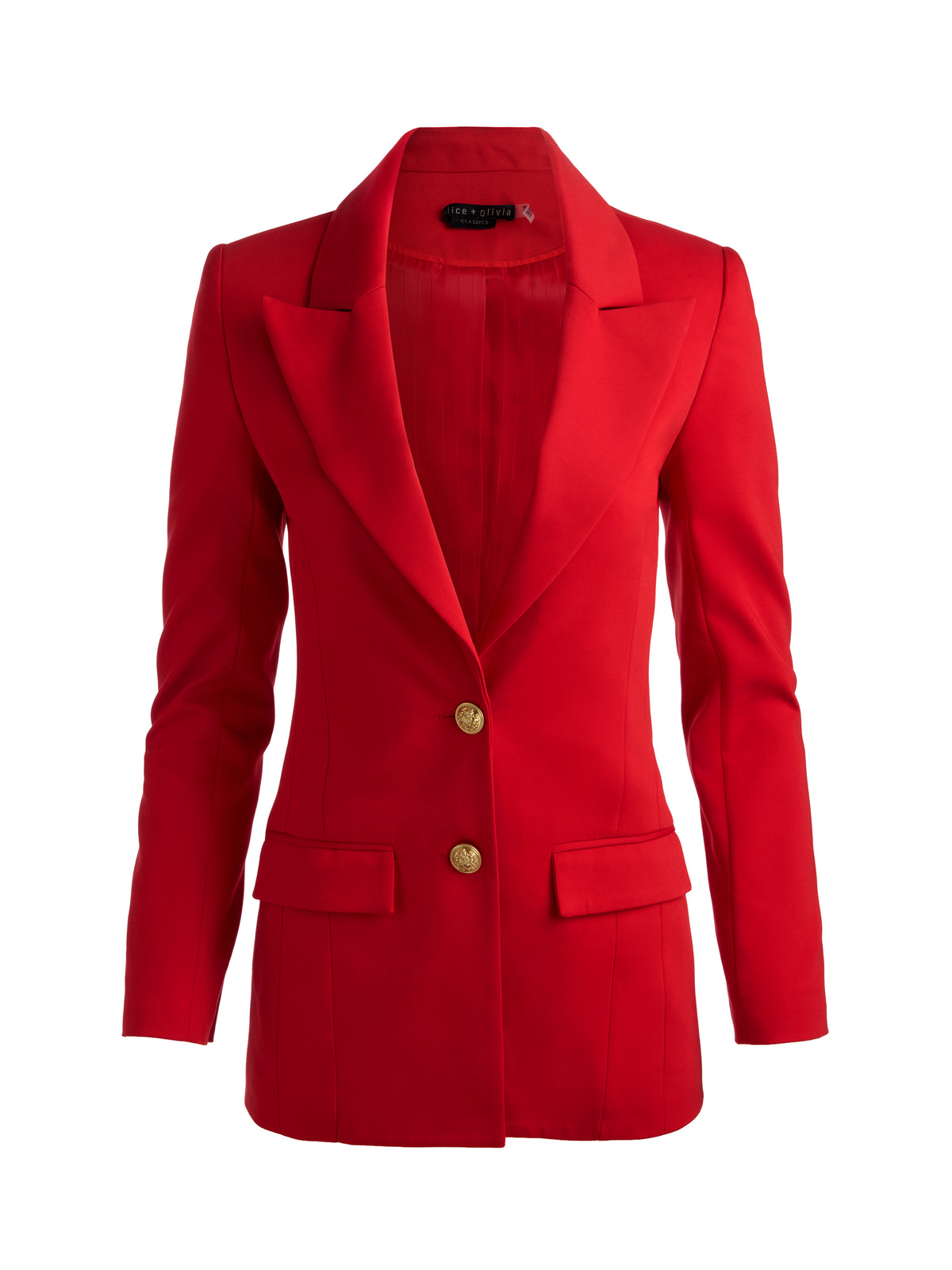 BURNS FITTED BLAZER - CANDY APPLE