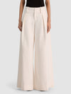 PANTALON PLISSÉ CARA VOLUMINOUS HR-OFF WHITE-ALICE + OLIVIA