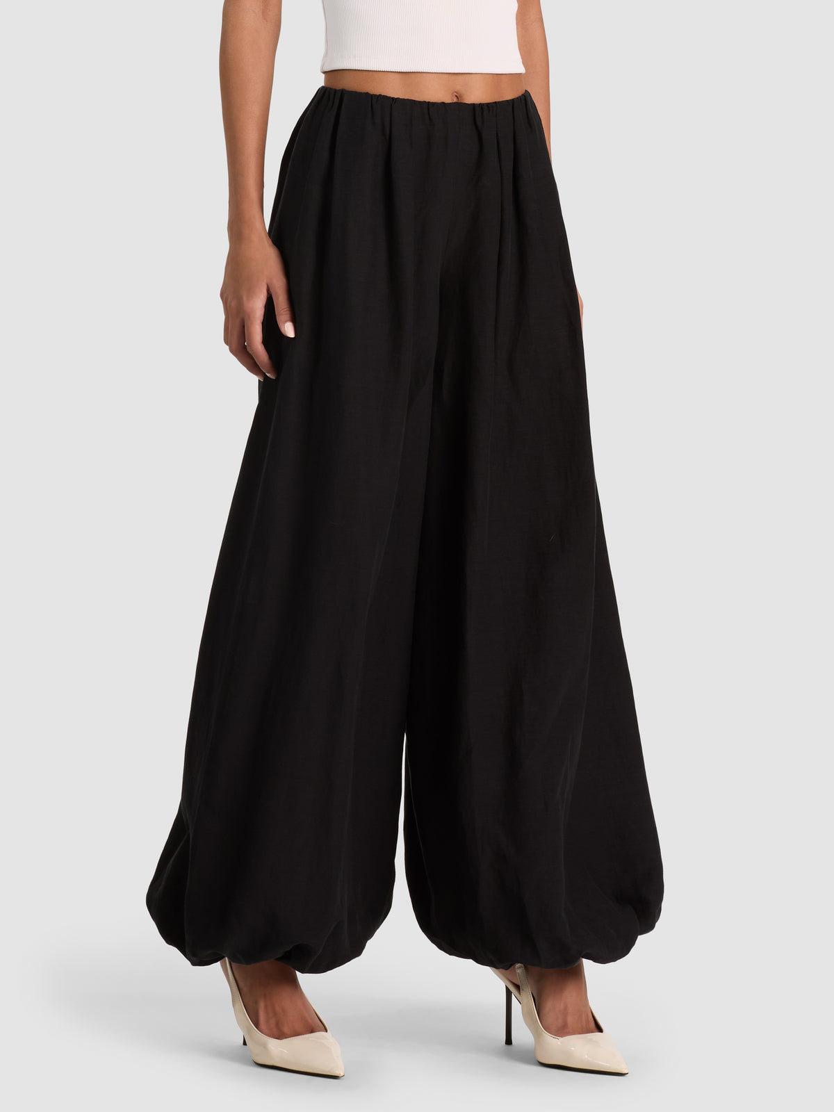 MILEY BUBBLE PANT - BLACK