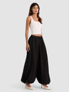 PANTALONE A SBLUFFO MILEY-Black-ALICE + OLIVIA