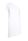 MELINA ONE SHOULDER ASYMM DRS-OFF WHITE-ALICE + OLIVIA