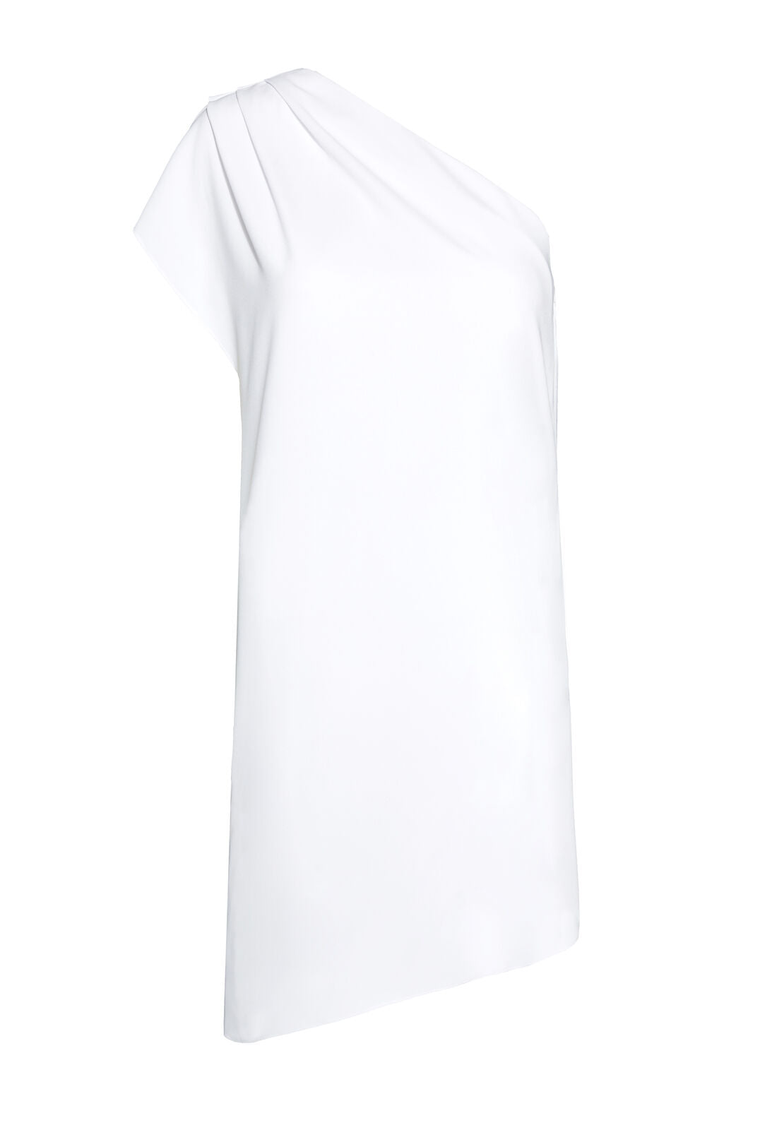 MELINA ONE SHOULDER ASYMM DRS-OFF WHITE-ALICE + OLIVIA