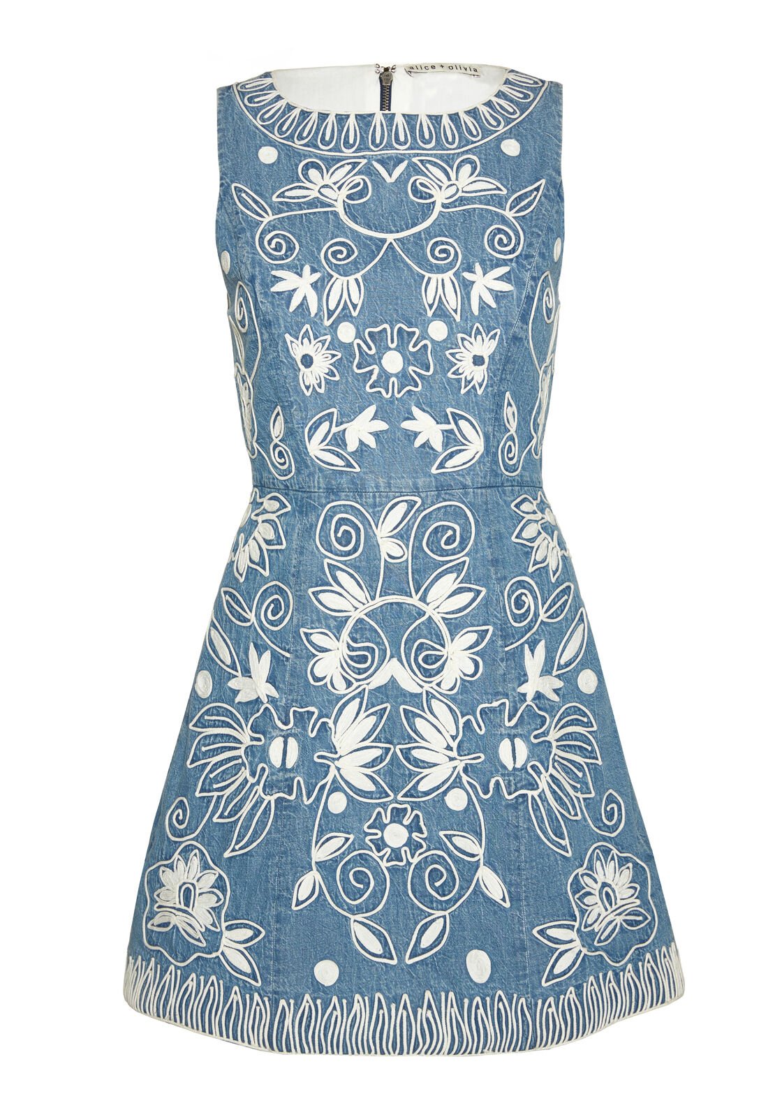 ROBE BOUFFANTE LINDSEY EMBR-ALICE + OLIVIA