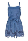 TUTA CORTA ROSETTA CON CINTURA A FASCIA-ALICE + OLIVIA