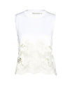SOMER LACE HEM SHELL-WHITE-ALICE + OLIVIA