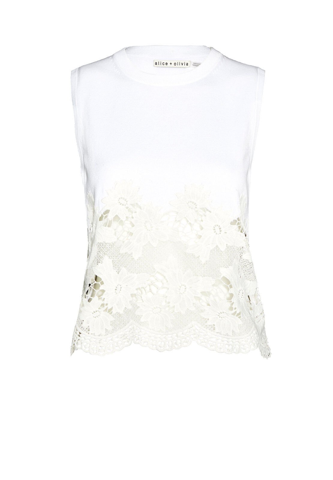 SOMER LACE HEM SHELL