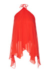 TISH TIE NK HANDKERCHIEF TOP-POPPY-ALICE + OLIVIA