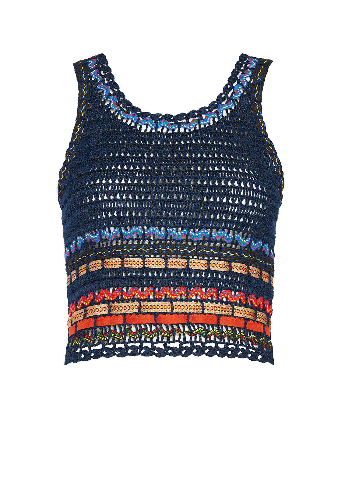 DORIAN RIBBON WEAVED TANK