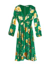 COCO PLUNGING V NK MDLNGTH DRS-IVY MULTI-ALICE + OLIVIA