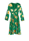 COCO PLUNGING V NK MDLNGTH DRS-IVY MULTI-ALICE + OLIVIA