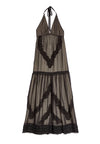 LUPITA HALTER EMBR MDLNGTH DRS-Black-ALICE + OLIVIA