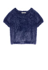 CIARA FURRY MAGLIONE CORTO A MANICHE CORTE-ALICE + OLIVIA