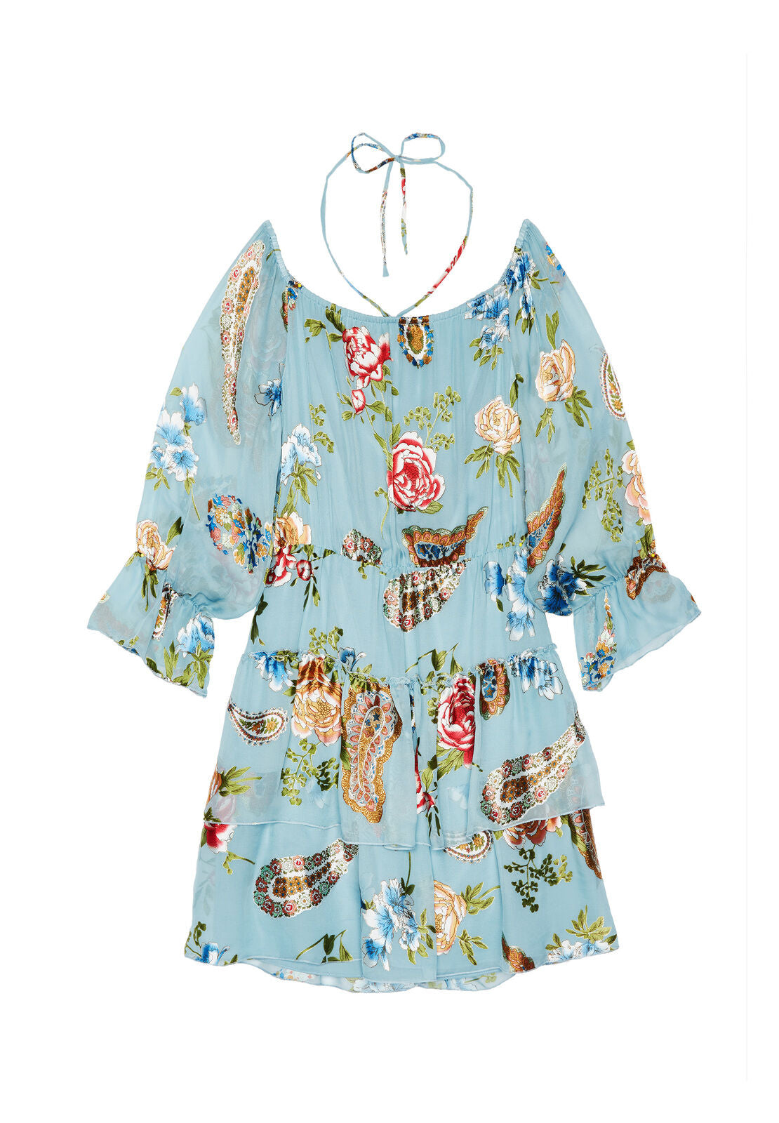 WAYLON BOATNK BLOUSON SLV DRS-ICY AQUA/MULTI-ALICE + OLIVIA