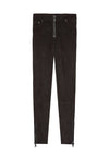 LOMI SUEDE CROPPED PANT-Black-ALICE + OLIVIA
