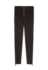 LOMI SUEDE CROPPED PANT-Black-ALICE + OLIVIA