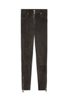 LOMI SUEDE CROPPED PANT-Black-ALICE + OLIVIA