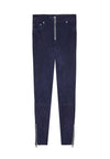 LOMI SUEDE CROPPED PANT-Black-ALICE + OLIVIA